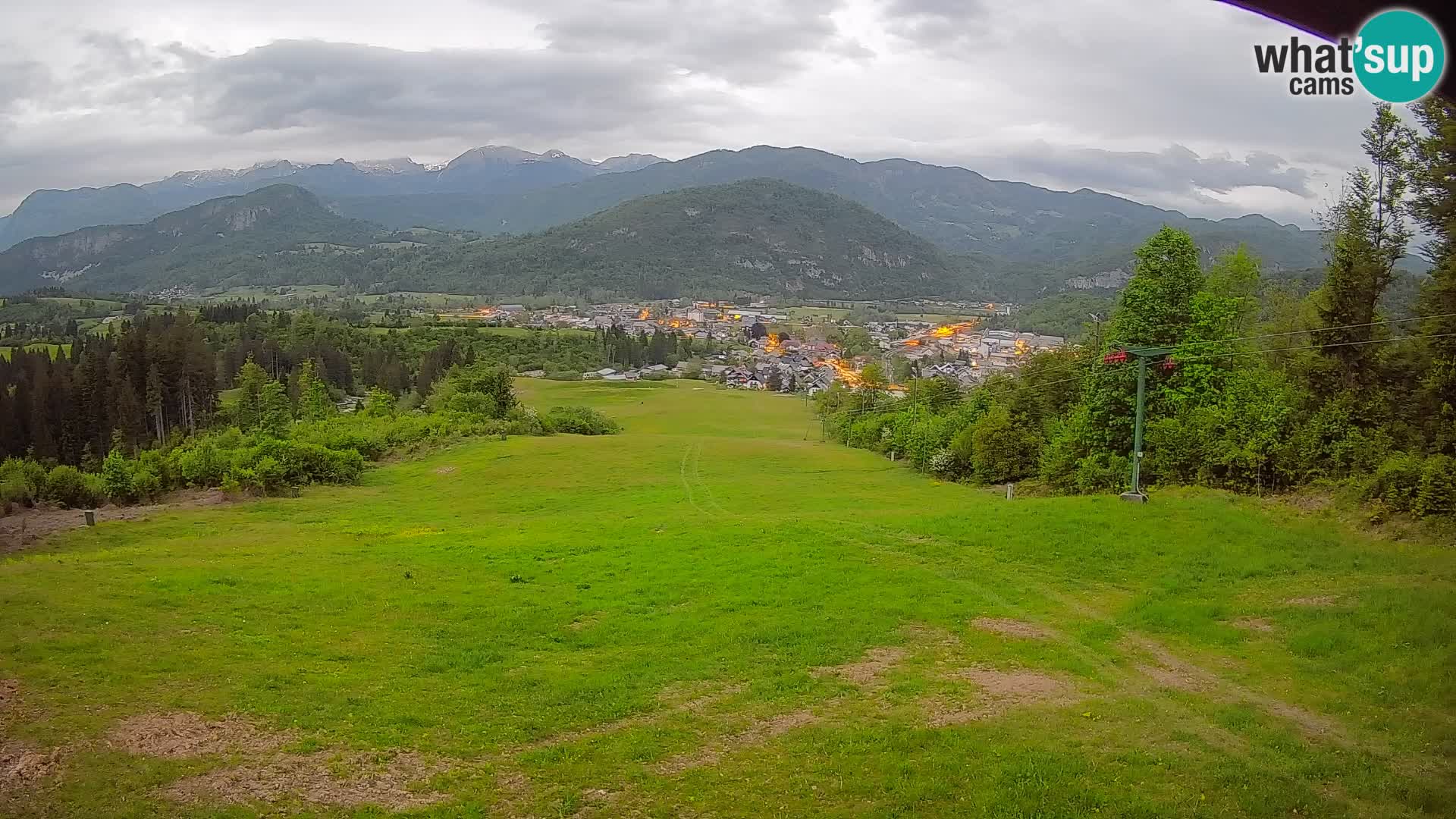 Spletna kamera Bohinjska Bistrica – Pogled v živo s smučišča Kozji Hrbet