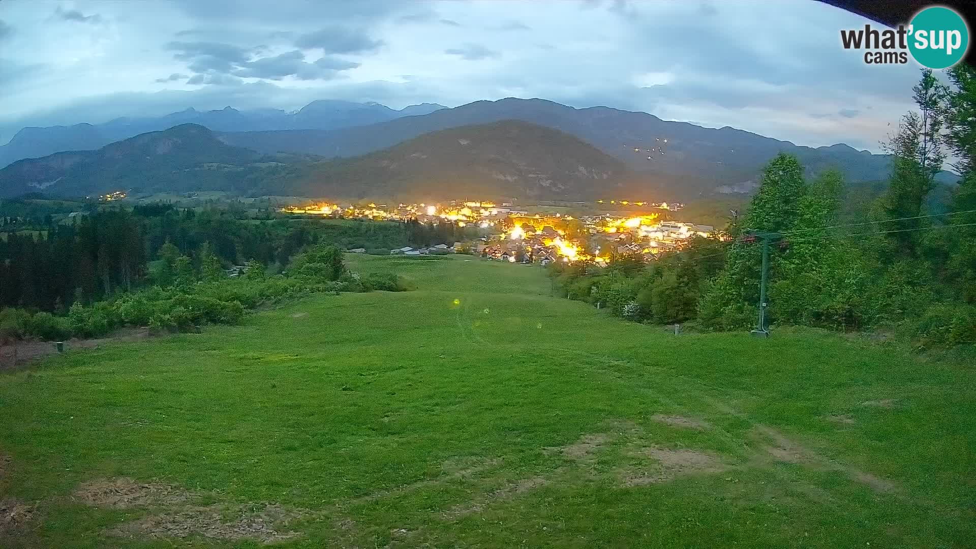 Webcam Bohinjska Bistrica – Vue en direct depuis la station de ski Kozji Hrbet