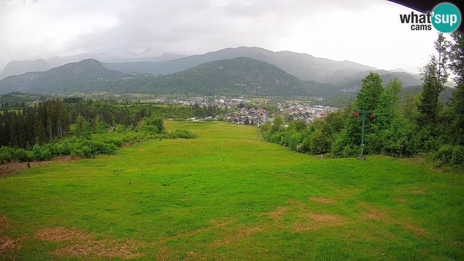 Webcam Bohinjska Bistrica – Live View from Kozji Hrbet Ski Station