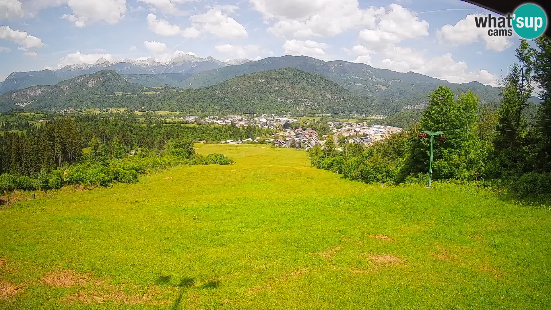 Spletna kamera Bohinjska Bistrica – Pogled v živo s smučišča Kozji Hrbet