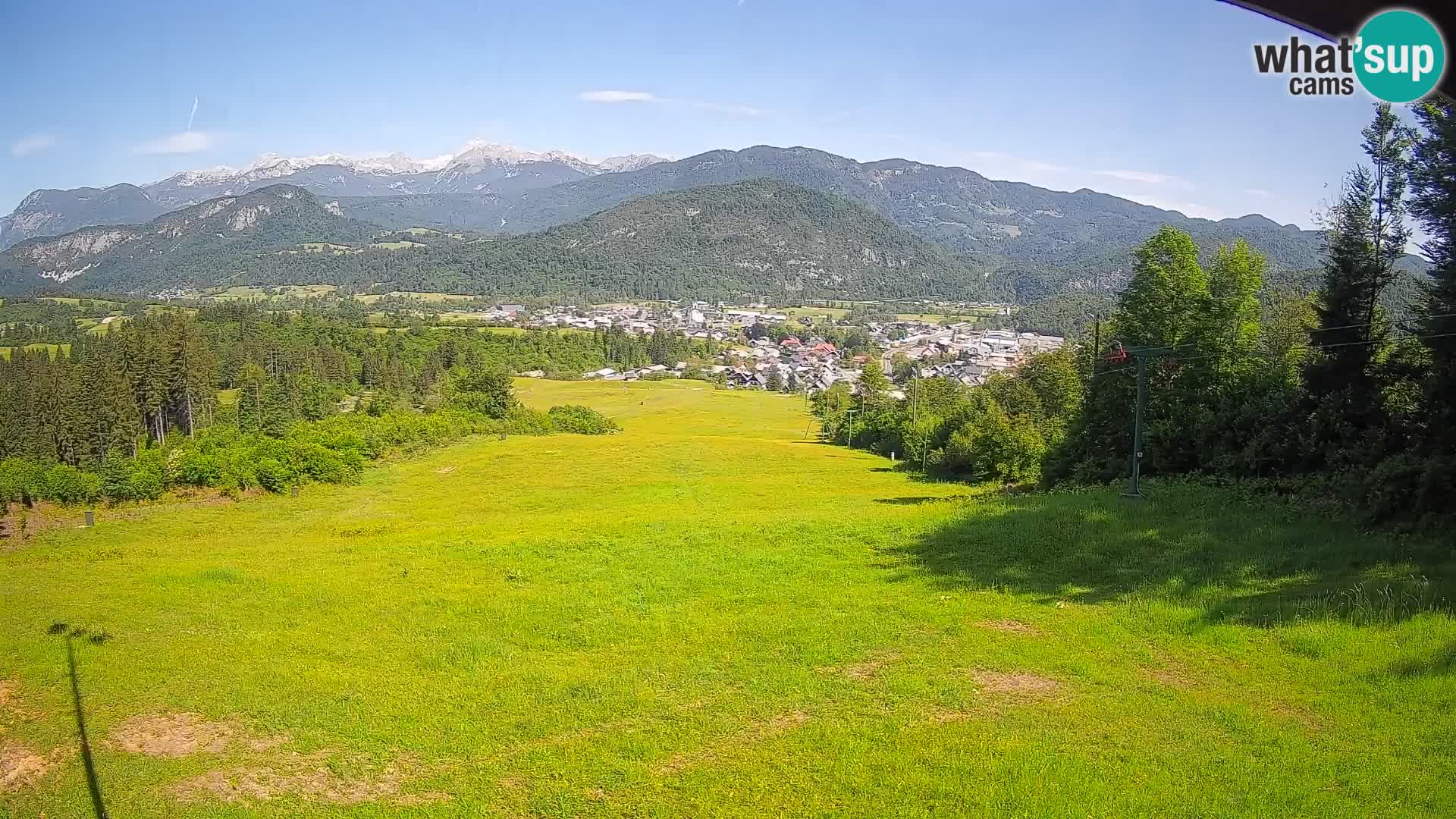 Webcam Bohinjska Bistrica – Vue en direct depuis la station de ski Kozji Hrbet