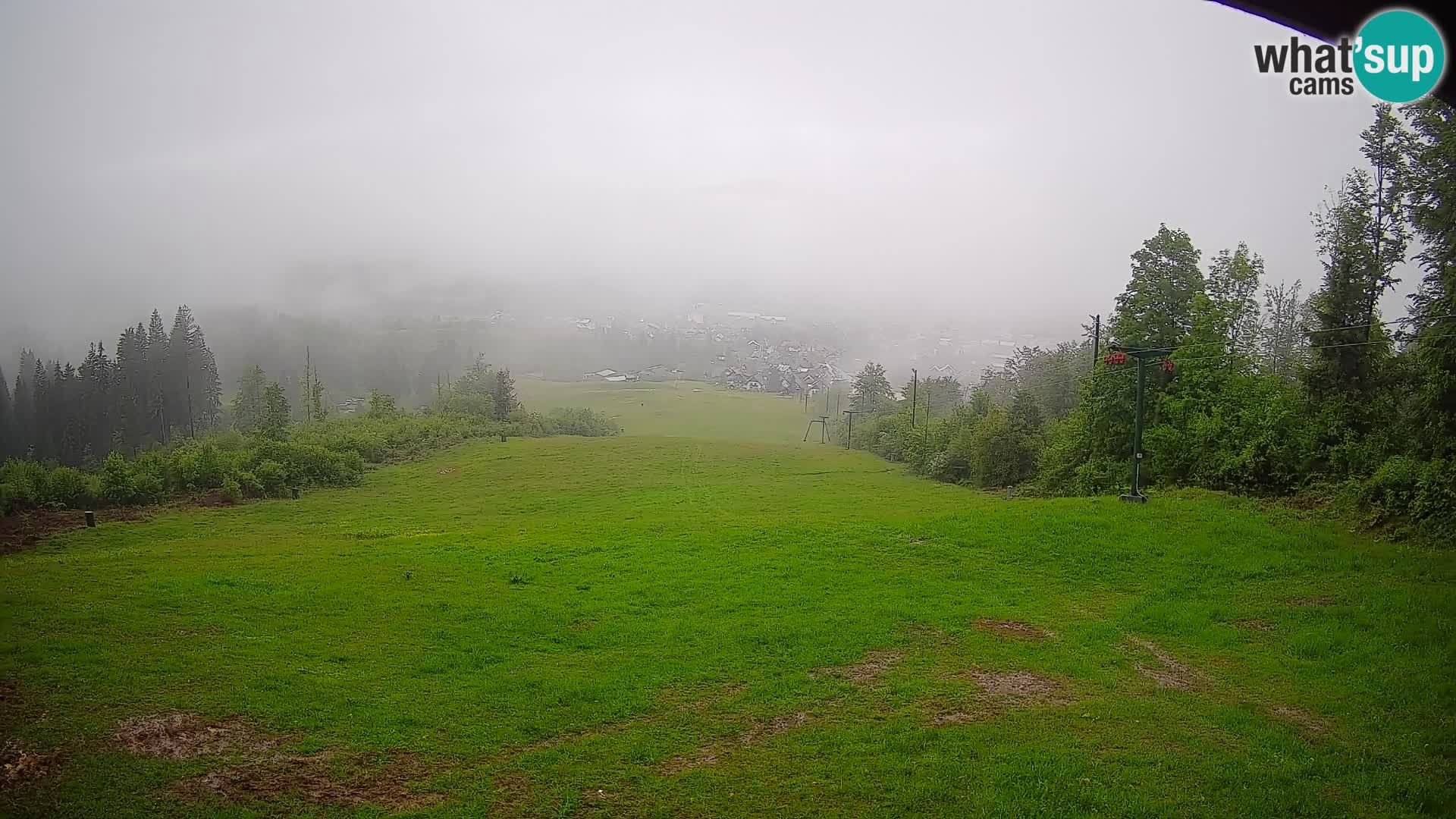 Webcam Bohinjska Bistrica – Live View from Kozji Hrbet Ski Station