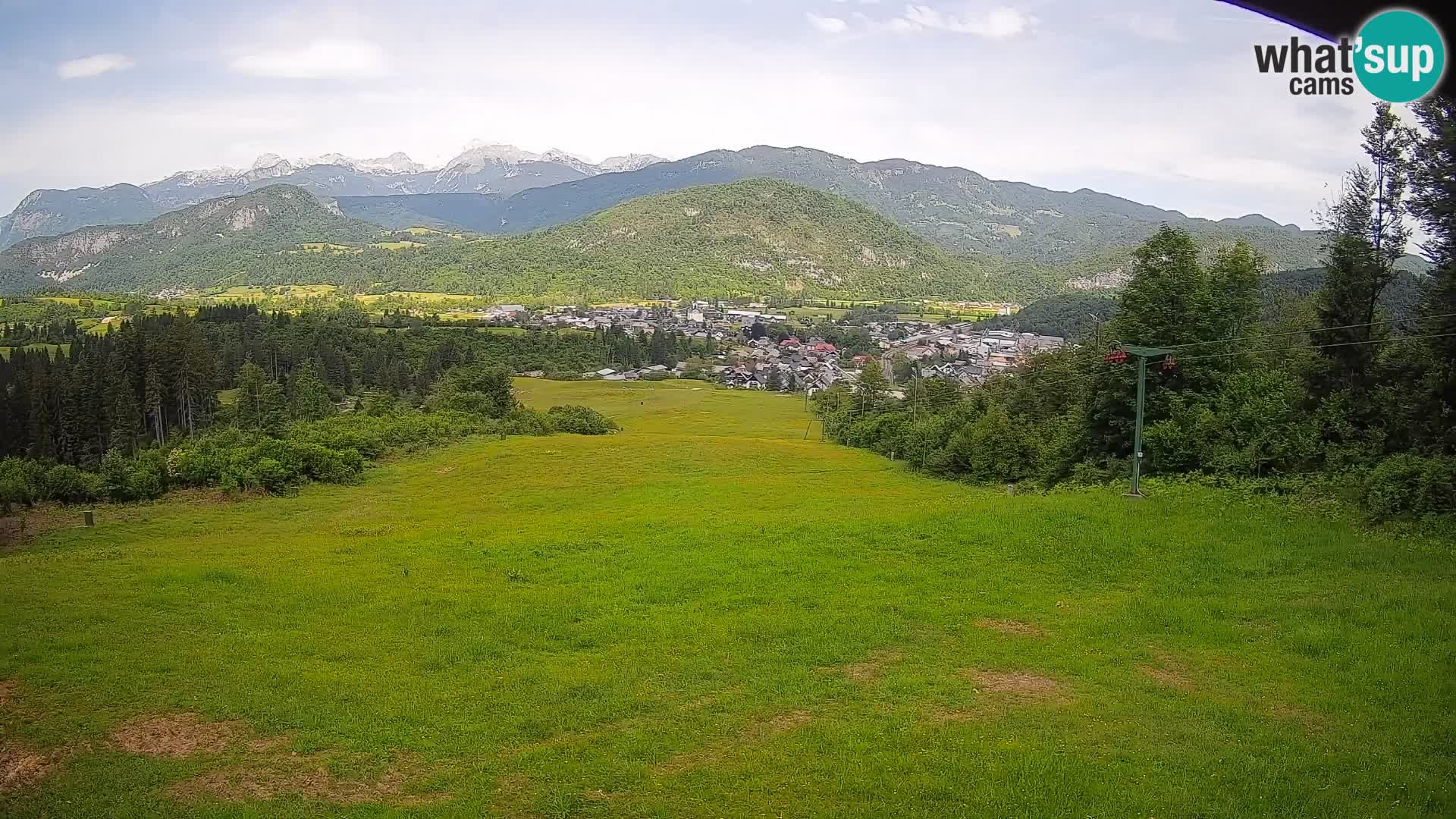 Spletna kamera Bohinjska Bistrica – Pogled v živo s smučišča Kozji Hrbet