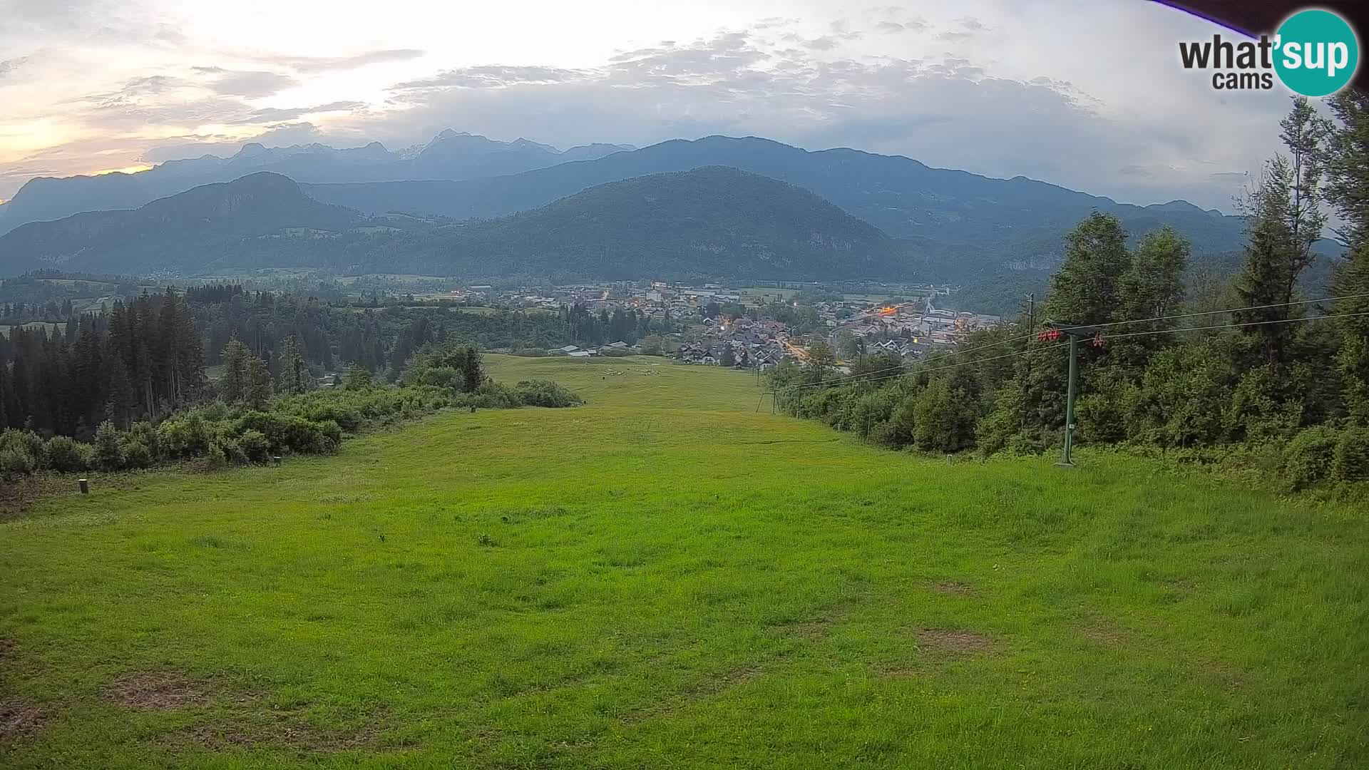 Spletna kamera Bohinjska Bistrica – Pogled v živo s smučišča Kozji Hrbet