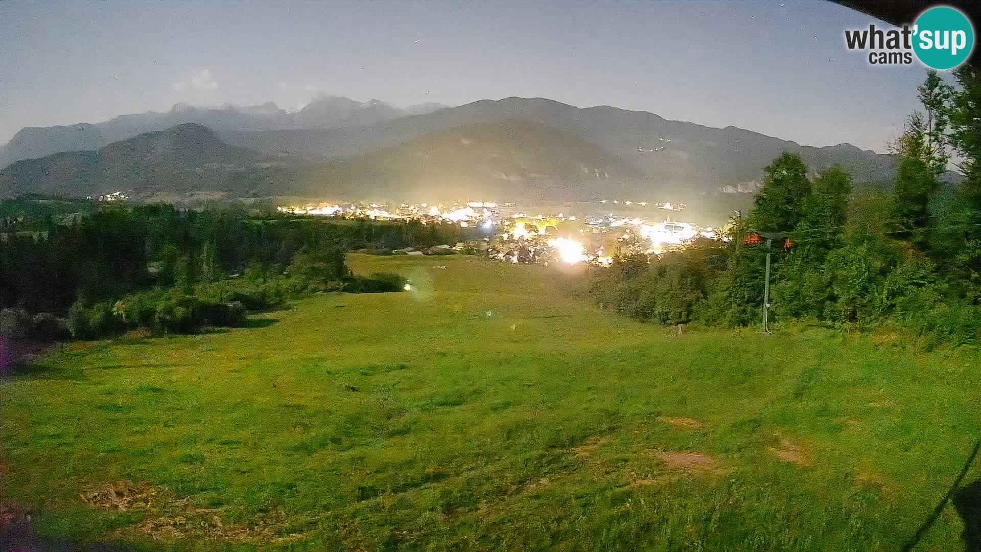 Spletna kamera Bohinjska Bistrica – Pogled v živo s smučišča Kozji Hrbet