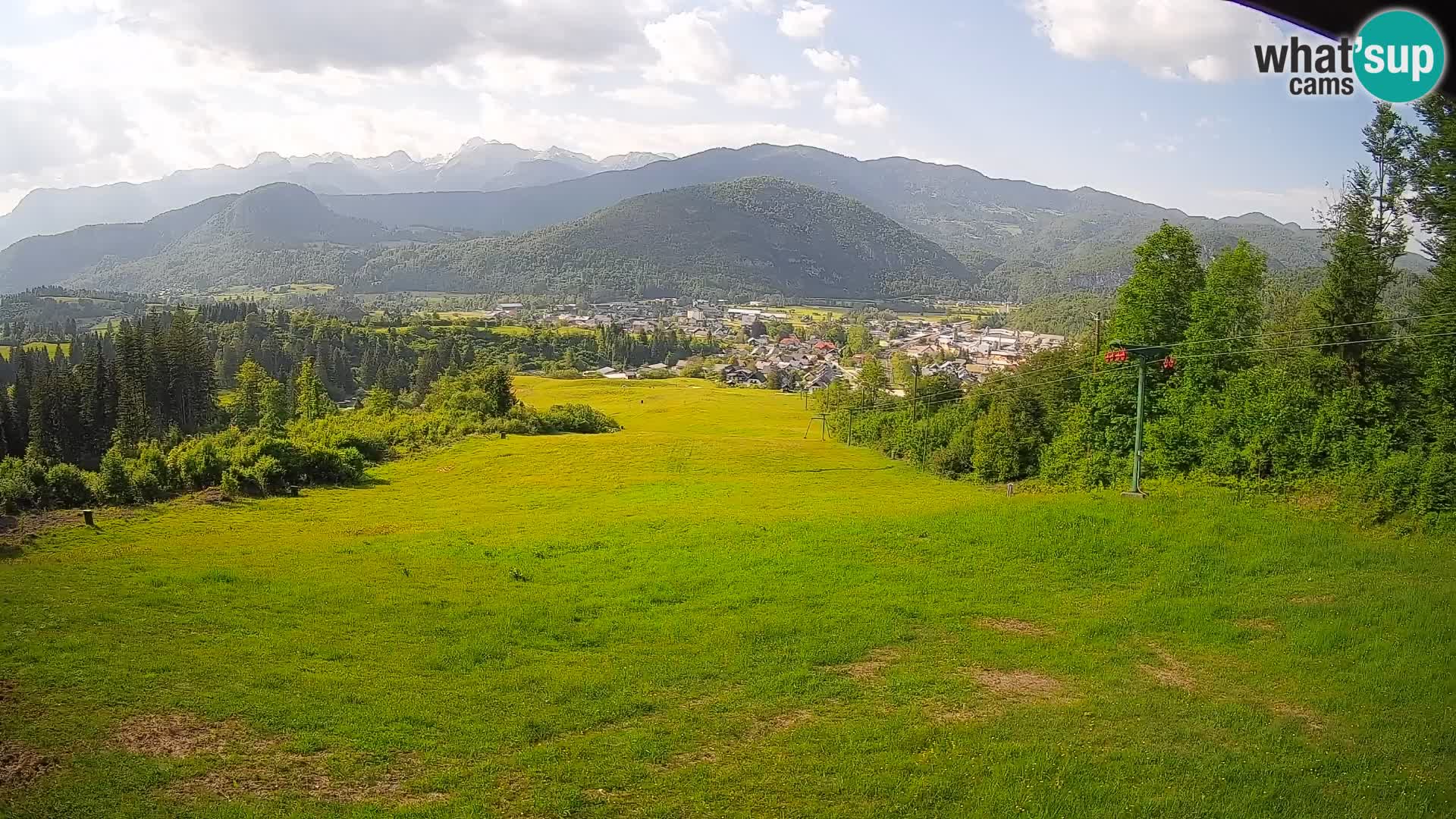 Spletna kamera Bohinjska Bistrica – Pogled v živo s smučišča Kozji Hrbet