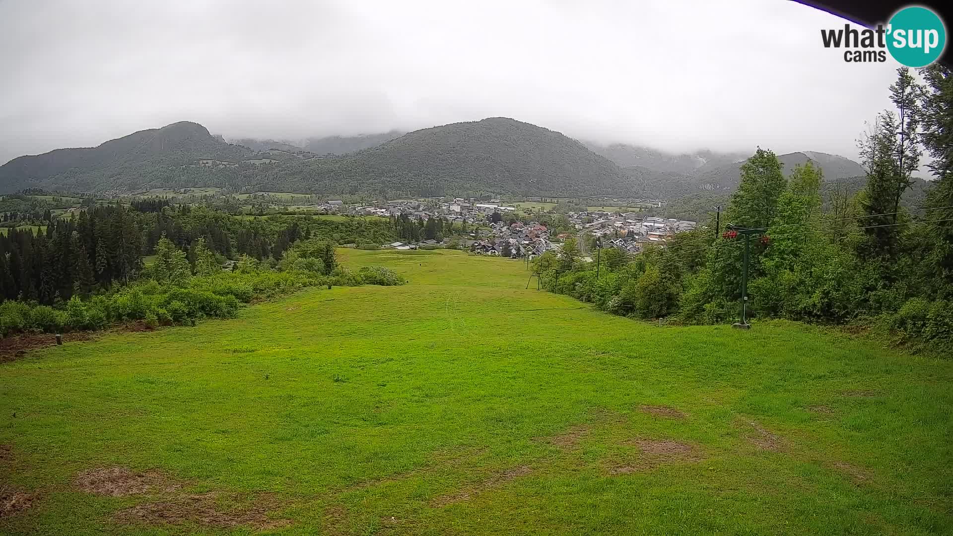 Webcam Bohinjska Bistrica – Live View from Kozji Hrbet Ski Station