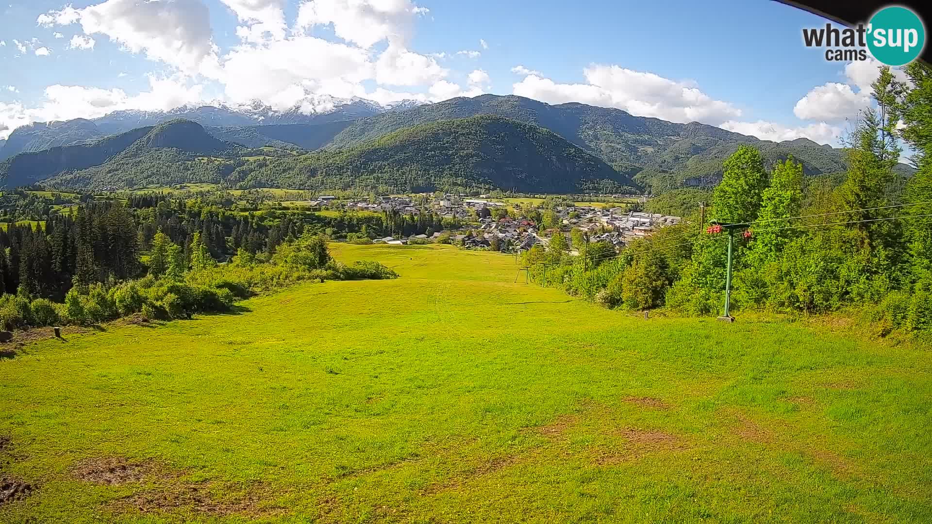Kamera uživo Bohinjska Bistrica – Pogled u stvarnom vremenu sa skijališta Kozji Hrbet