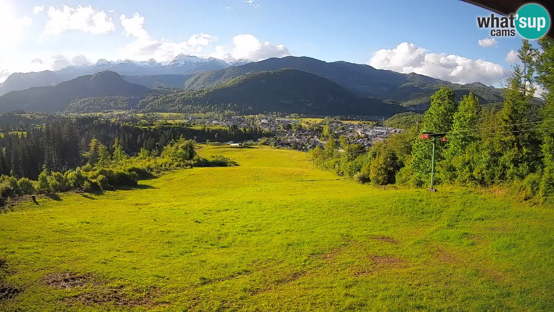 Spletna kamera Bohinjska Bistrica – Pogled v živo s smučišča Kozji Hrbet