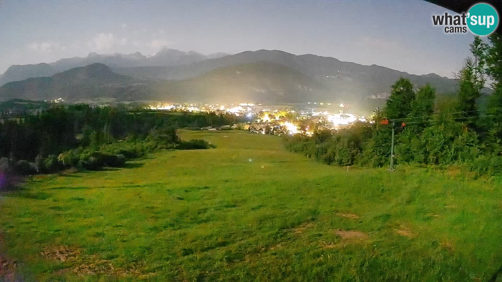 Spletna kamera Bohinjska Bistrica – Pogled v živo s smučišča Kozji Hrbet