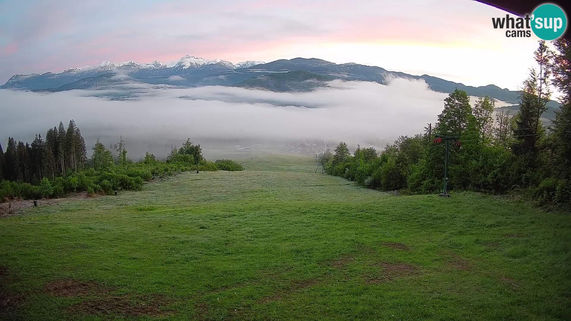 Webcam Bohinjska Bistrica – Live View from Kozji Hrbet Ski Station