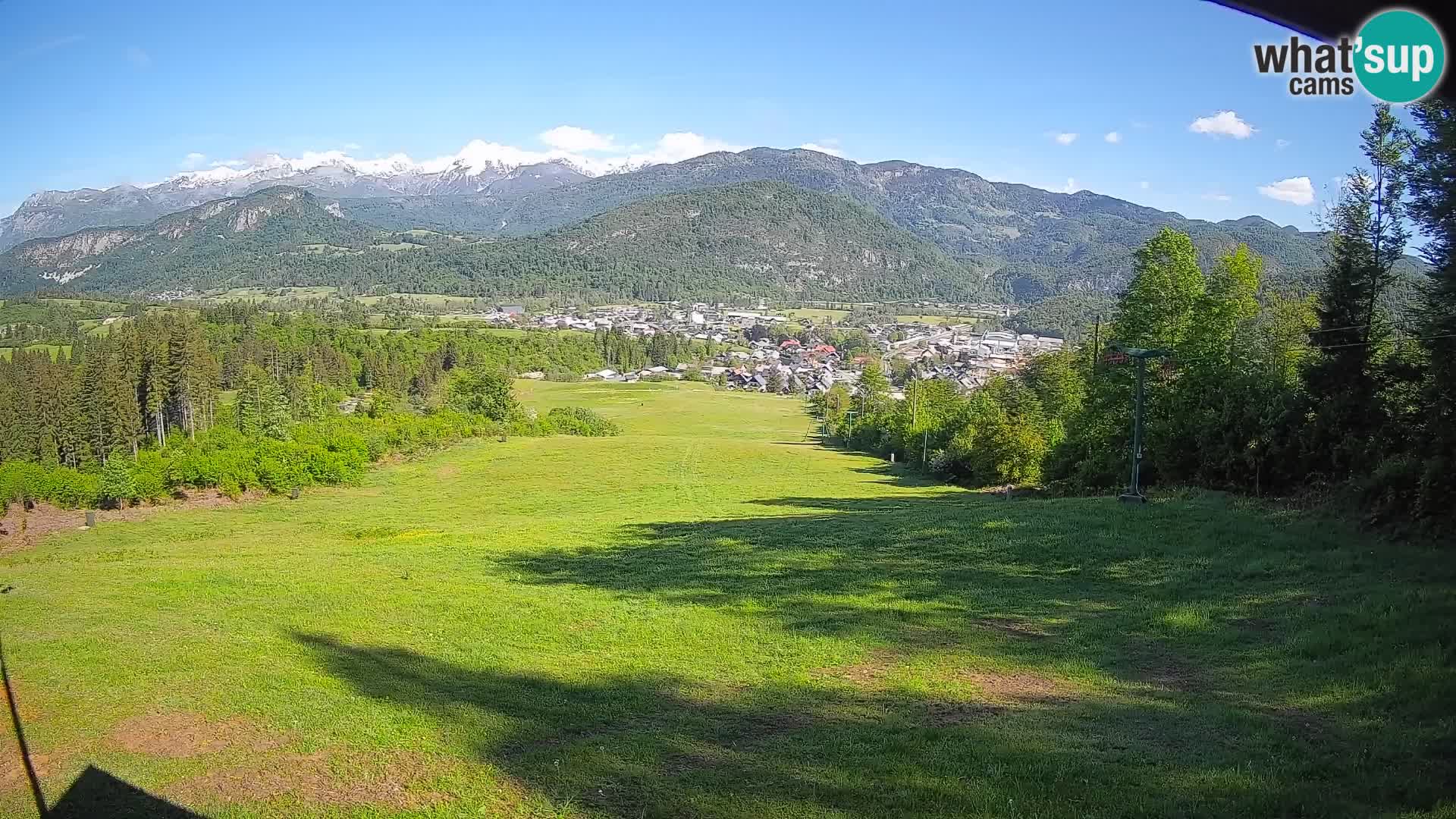 Spletna kamera Bohinjska Bistrica – Pogled v živo s smučišča Kozji Hrbet