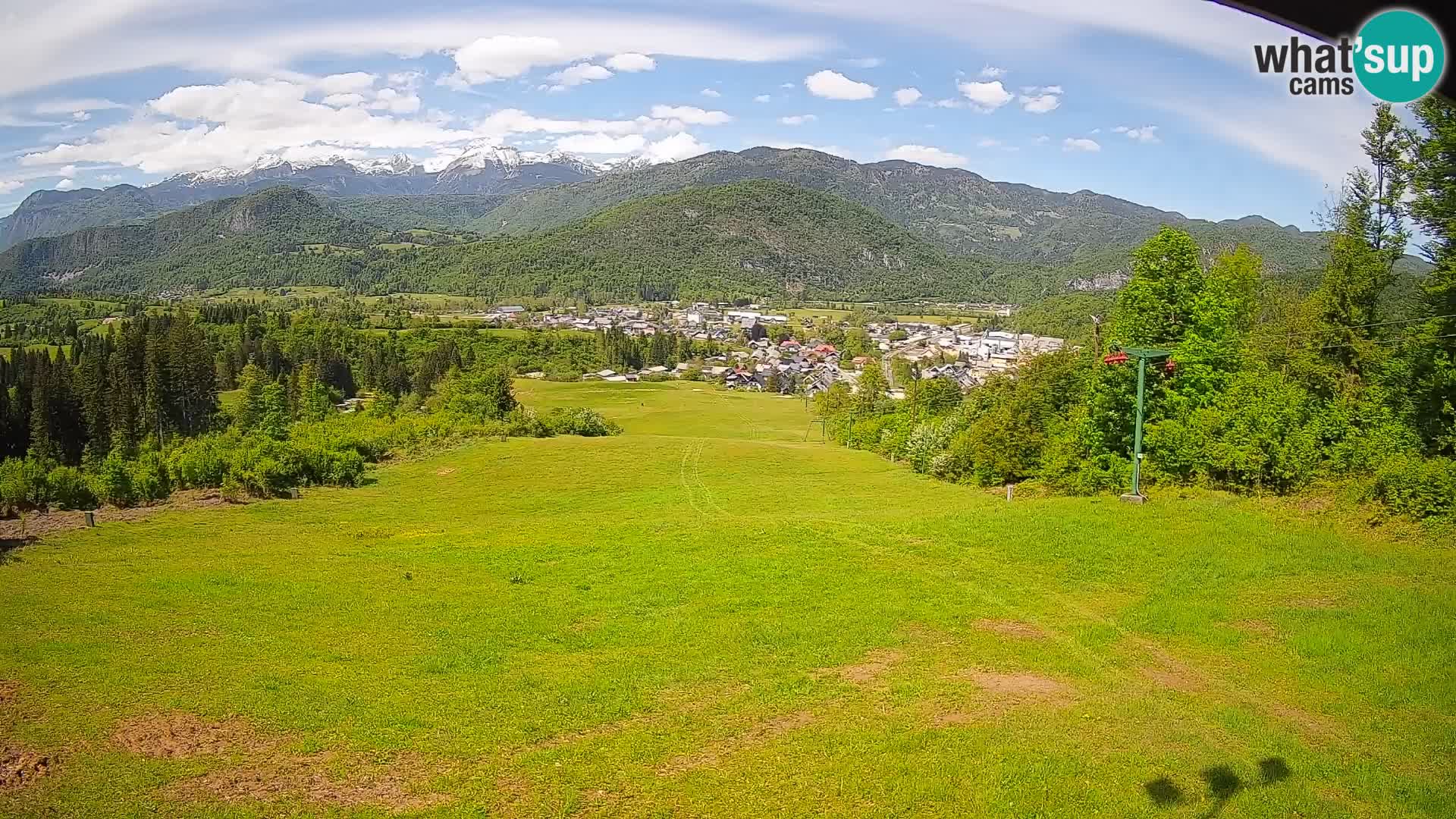 Spletna kamera Bohinjska Bistrica – Pogled v živo s smučišča Kozji Hrbet
