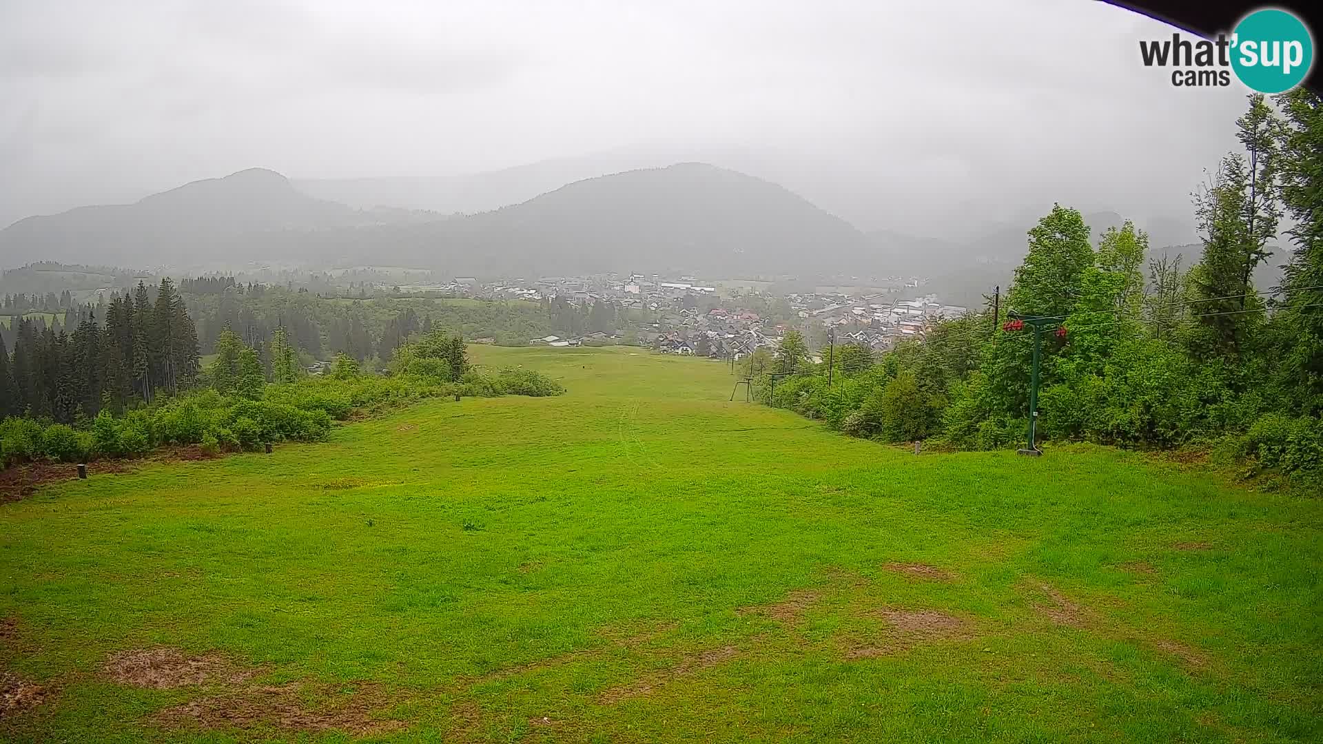 Webcam Bohinjska Bistrica – Vista live dalla stazione sciistica Kozji Hrbet
