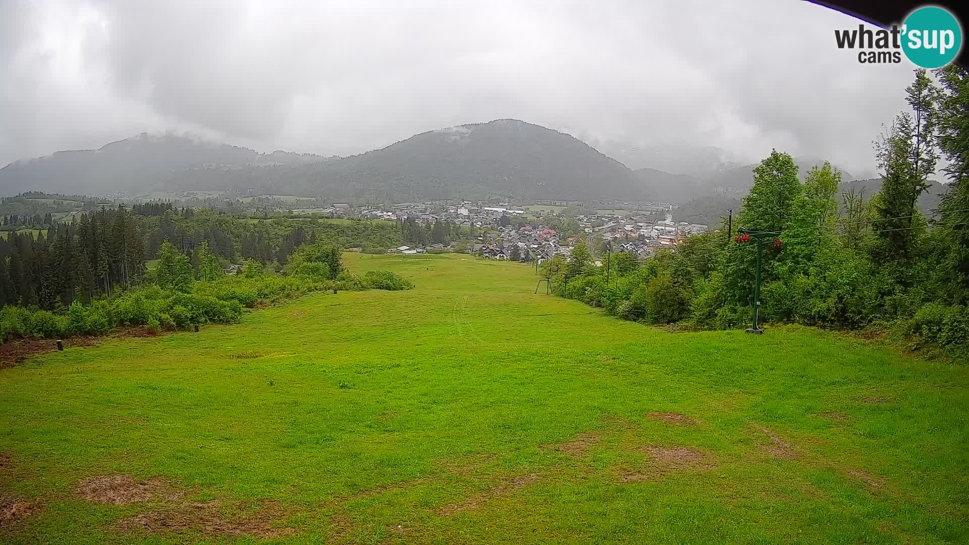 Webcam Bohinjska Bistrica – Live View from Kozji Hrbet Ski Station