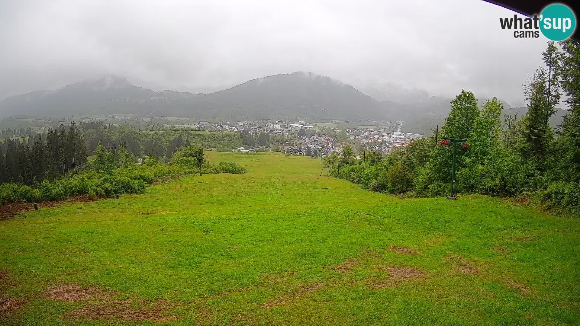Webcam Bohinjska Bistrica – Vista live dalla stazione sciistica Kozji Hrbet