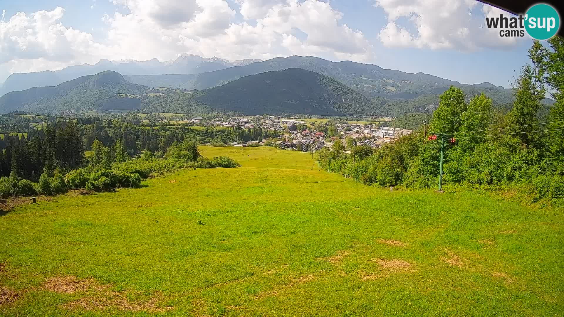 Spletna kamera Bohinjska Bistrica – Pogled v živo s smučišča Kozji Hrbet