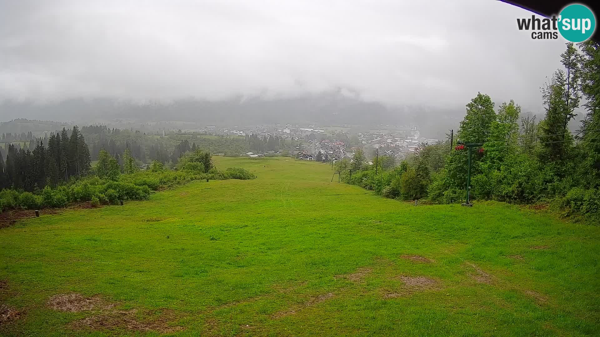 Webcam Bohinjska Bistrica – Vue en direct depuis la station de ski Kozji Hrbet