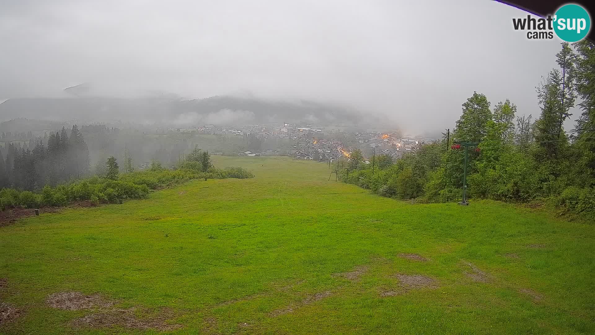 Webcam Bohinjska Bistrica – Live View from Kozji Hrbet Ski Station