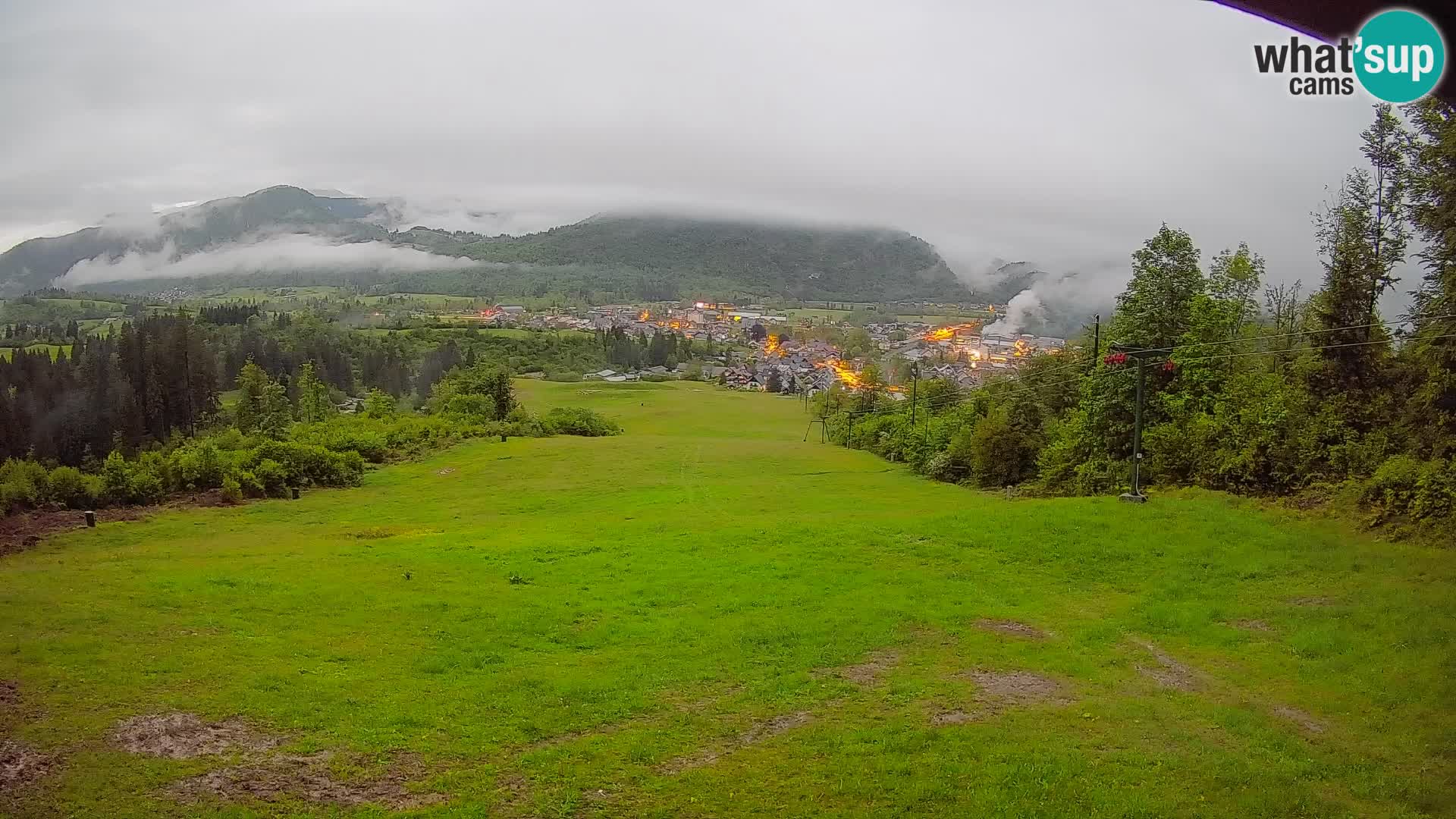 Webcam Bohinjska Bistrica – Live View from Kozji Hrbet Ski Station