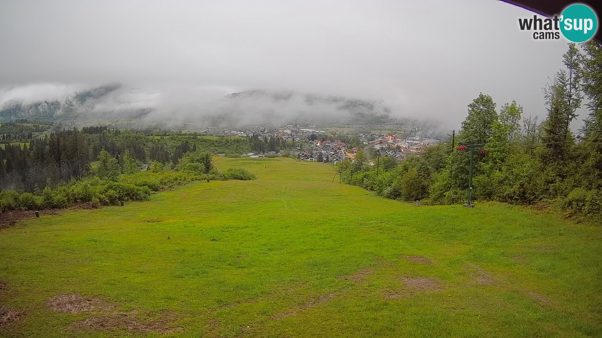 Webcam Bohinjska Bistrica – Live View from Kozji Hrbet Ski Station