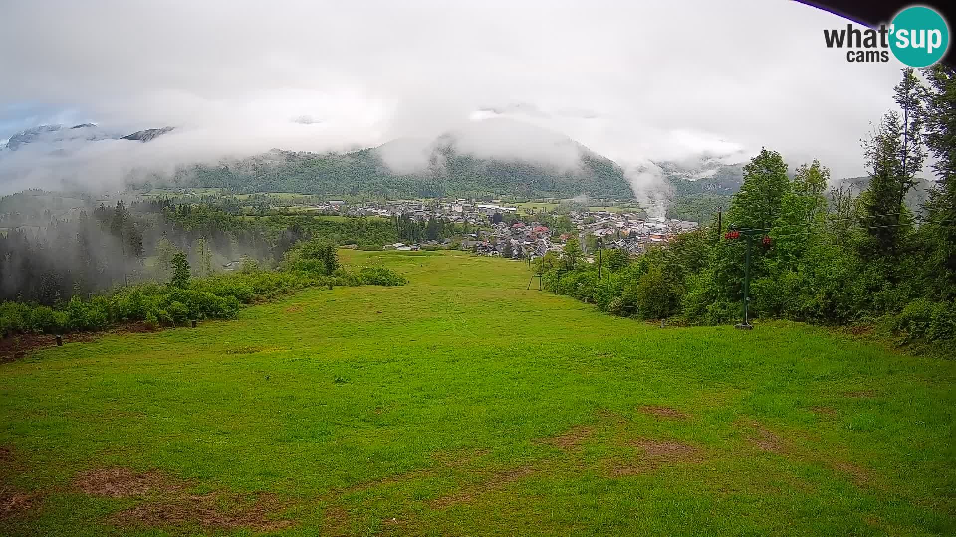 Webcam Bohinjska Bistrica – Vue en direct depuis la station de ski Kozji Hrbet