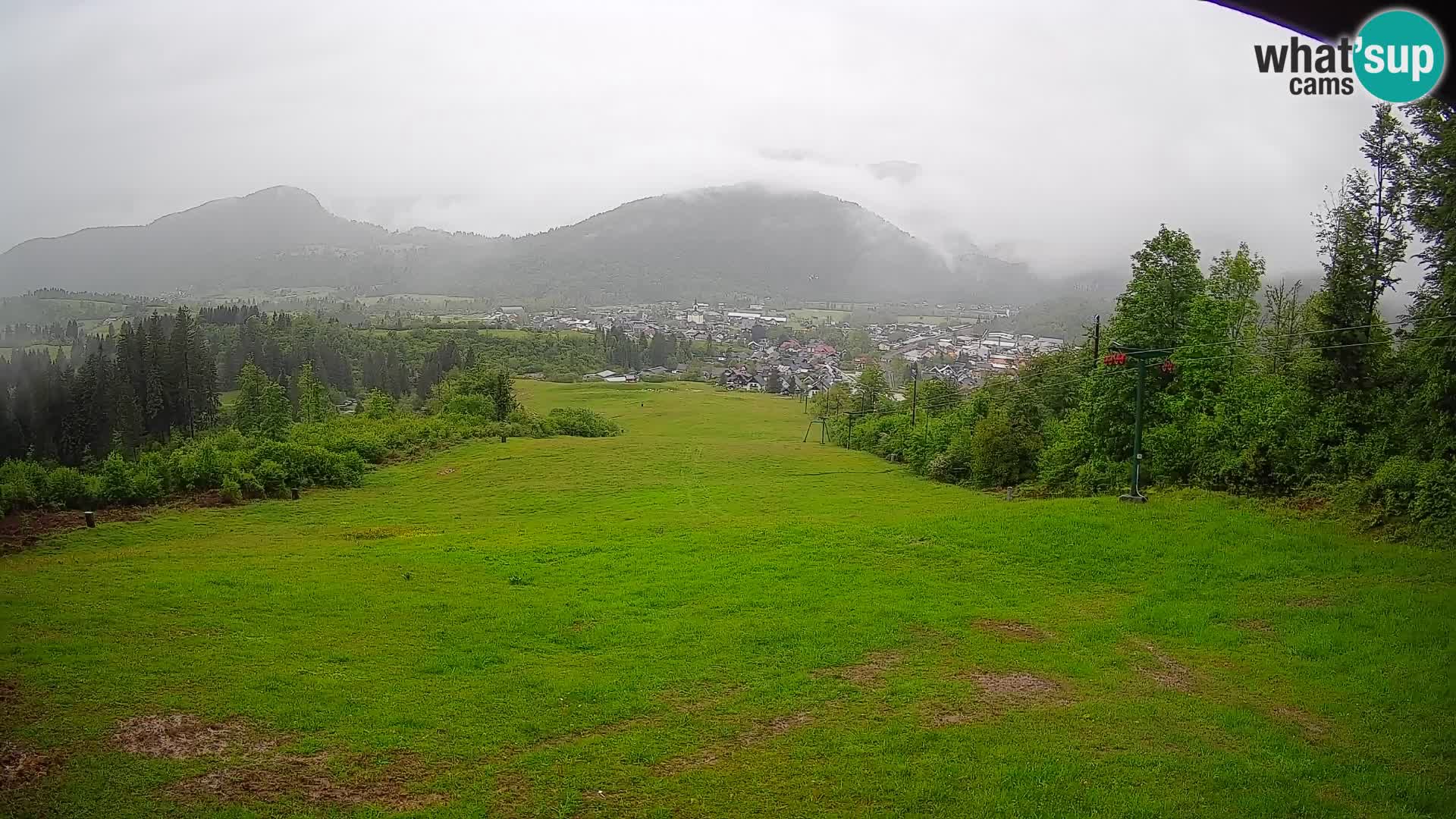 Webcam Bohinjska Bistrica – Live View from Kozji Hrbet Ski Station