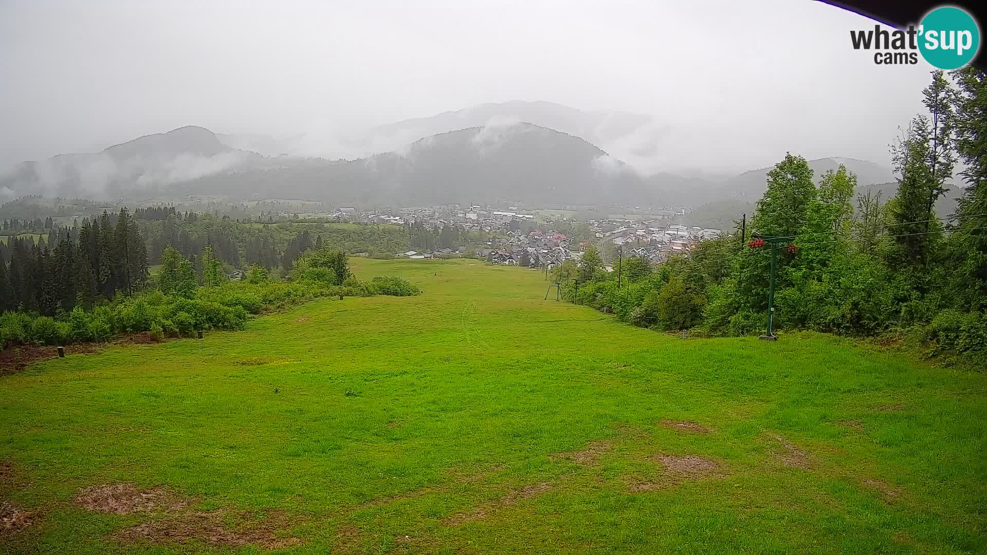 Webcam Bohinjska Bistrica – Live View from Kozji Hrbet Ski Station