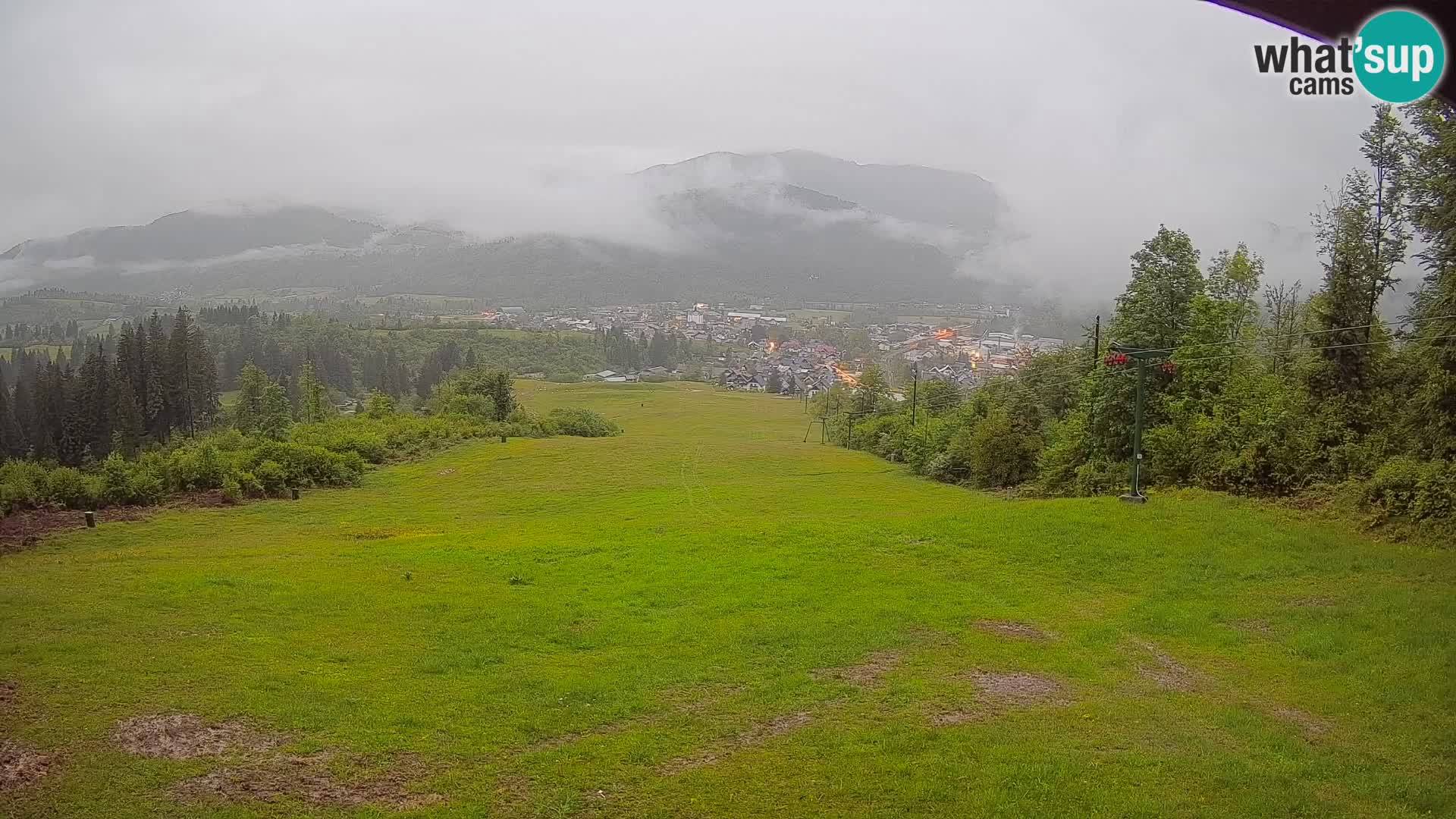Webcam Bohinjska Bistrica – Vista live dalla stazione sciistica Kozji Hrbet