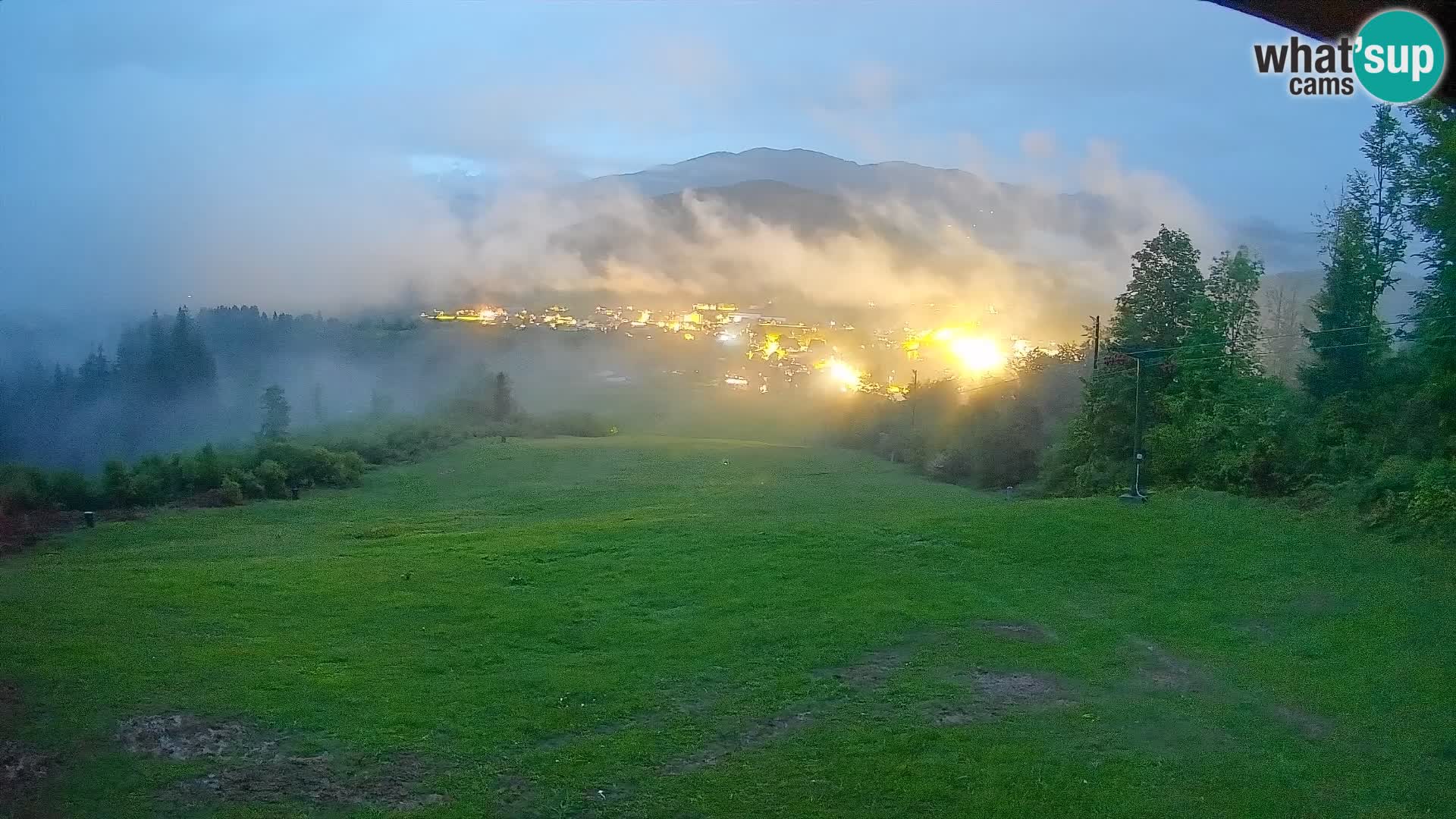 Webcam Bohinjska Bistrica – Vista live dalla stazione sciistica Kozji Hrbet