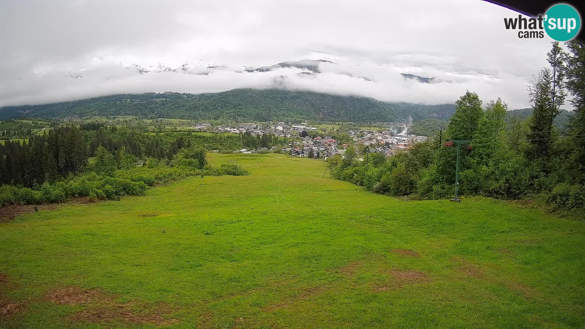 Webcam Bohinjska Bistrica – Live View from Kozji Hrbet Ski Station