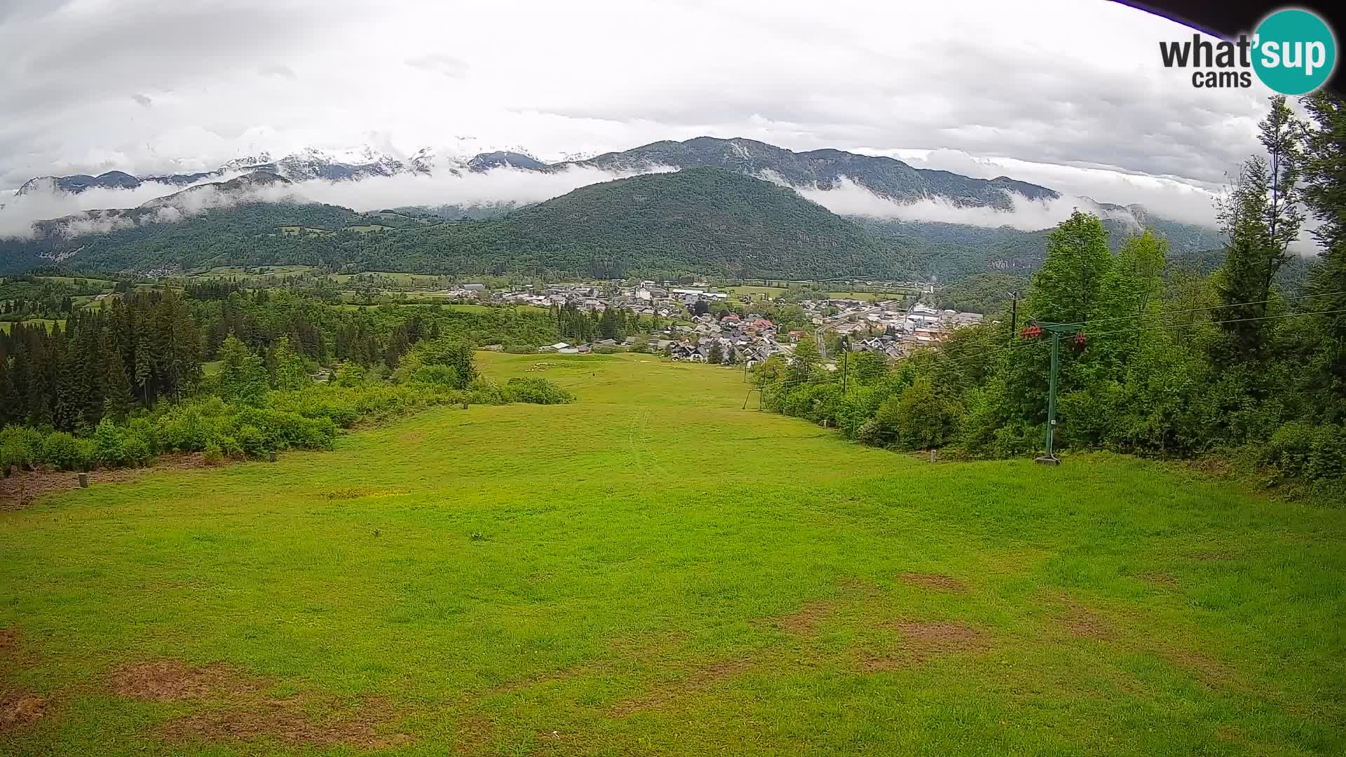 Webcam Bohinjska Bistrica – Vista live dalla stazione sciistica Kozji Hrbet