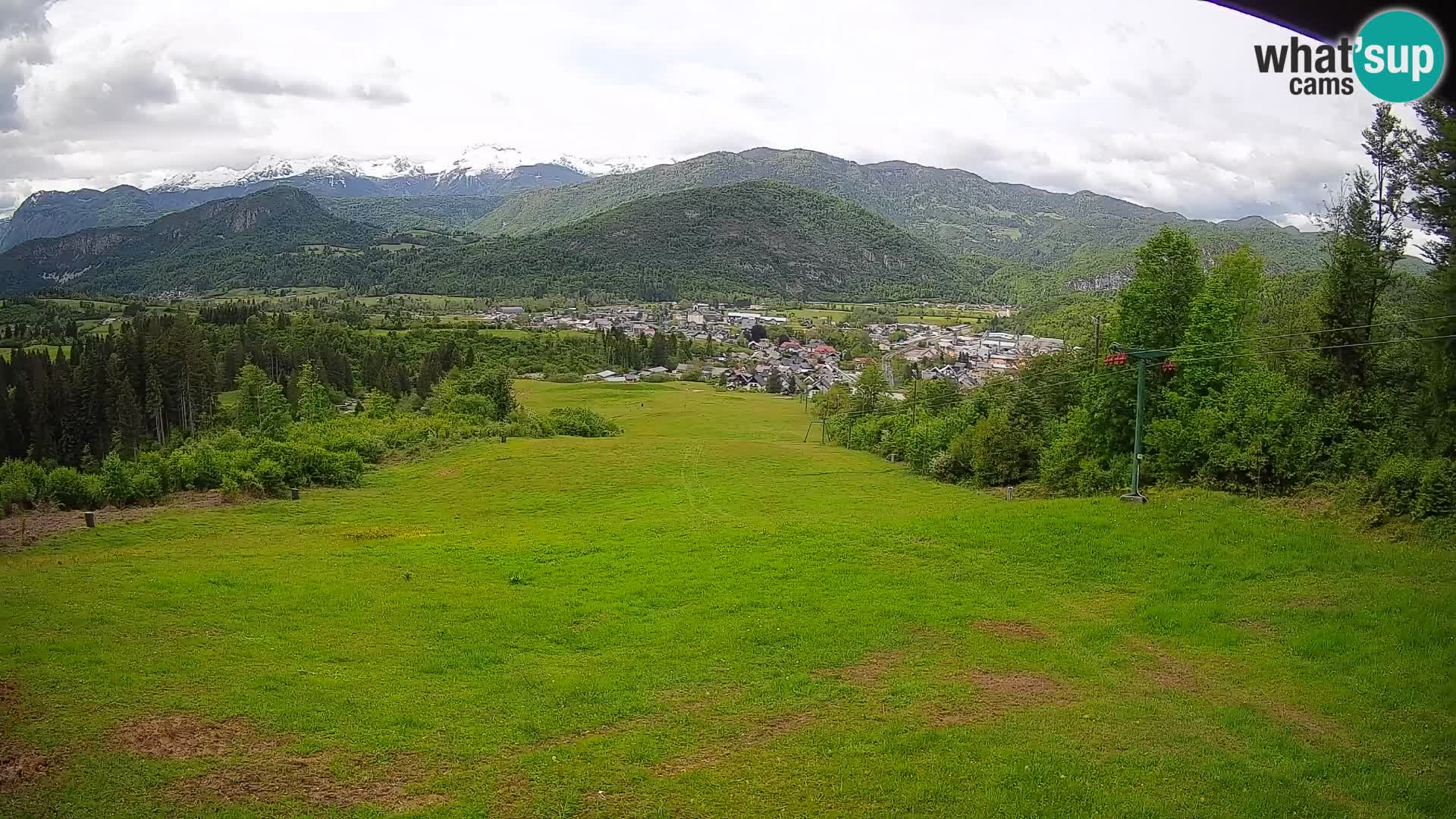 Spletna kamera Bohinjska Bistrica – Pogled v živo s smučišča Kozji Hrbet
