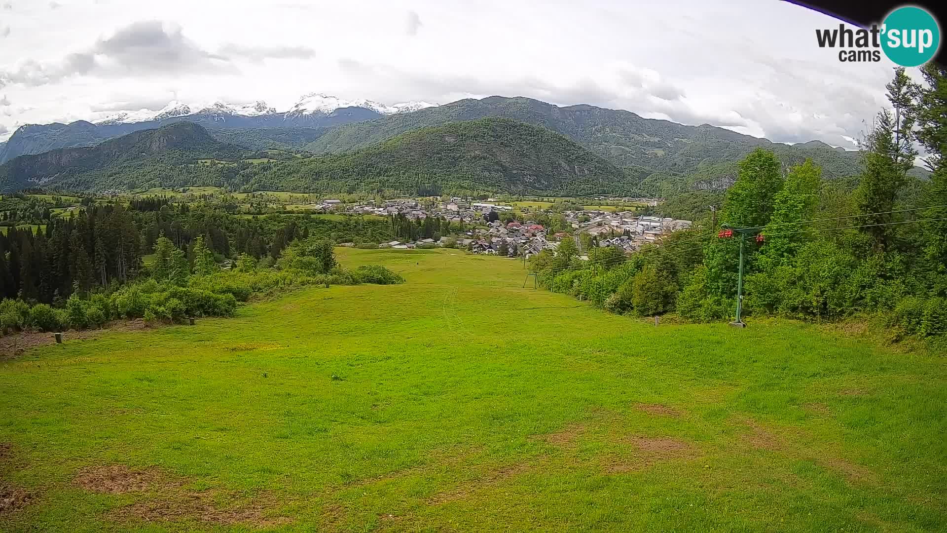 Kamera uživo Bohinjska Bistrica – Pogled u stvarnom vremenu sa skijališta Kozji Hrbet