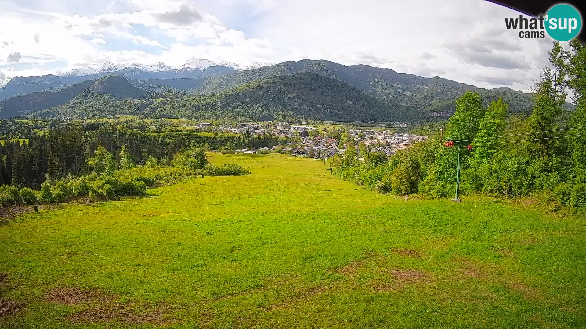 Kamera uživo Bohinjska Bistrica – Pogled u stvarnom vremenu sa skijališta Kozji Hrbet