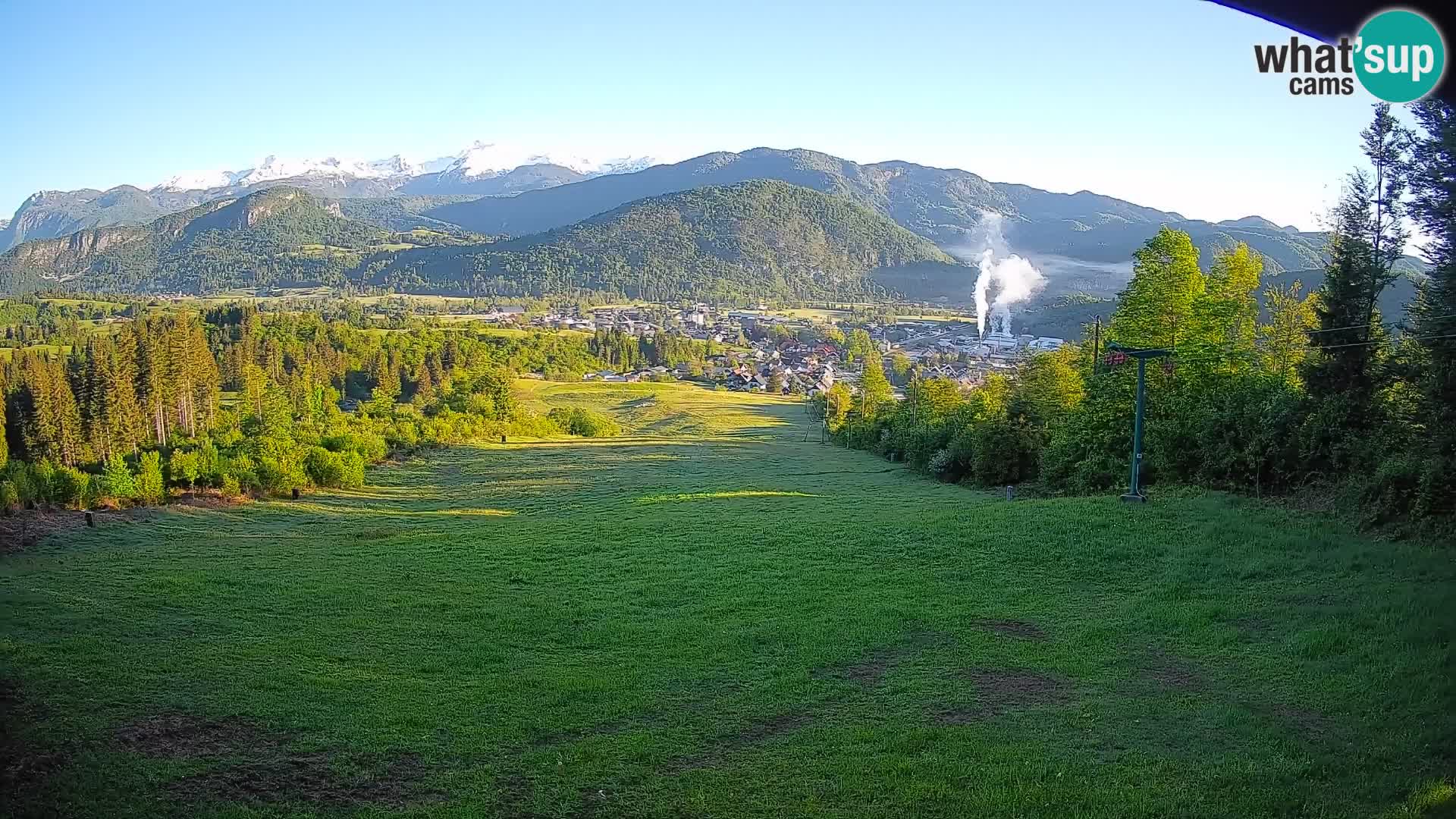 Webcam Bohinjska Bistrica – Vista live dalla stazione sciistica Kozji Hrbet