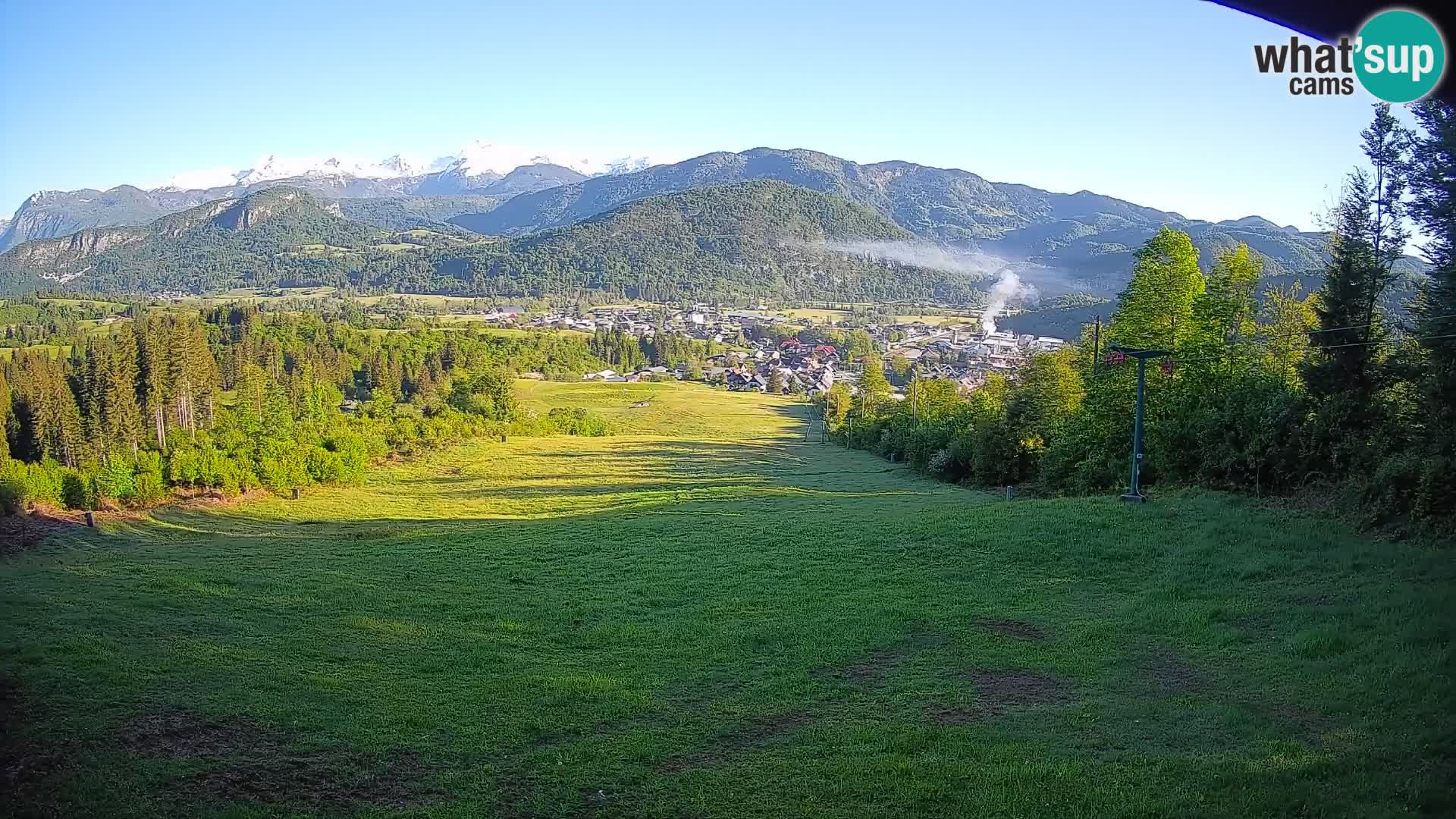 Webcam Bohinjska Bistrica – Live View from Kozji Hrbet Ski Station