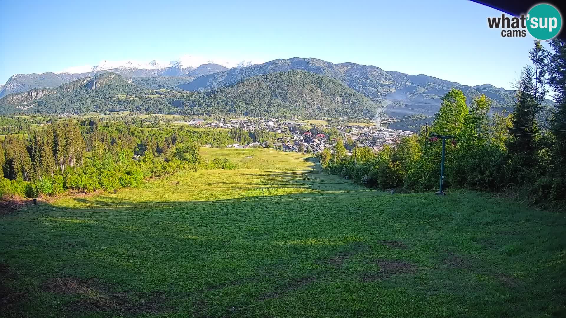 Webcam Bohinjska Bistrica – Live View from Kozji Hrbet Ski Station