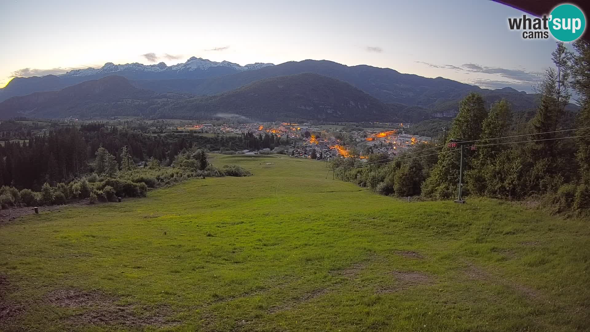 Kamera uživo Bohinjska Bistrica – Pogled u stvarnom vremenu sa skijališta Kozji Hrbet