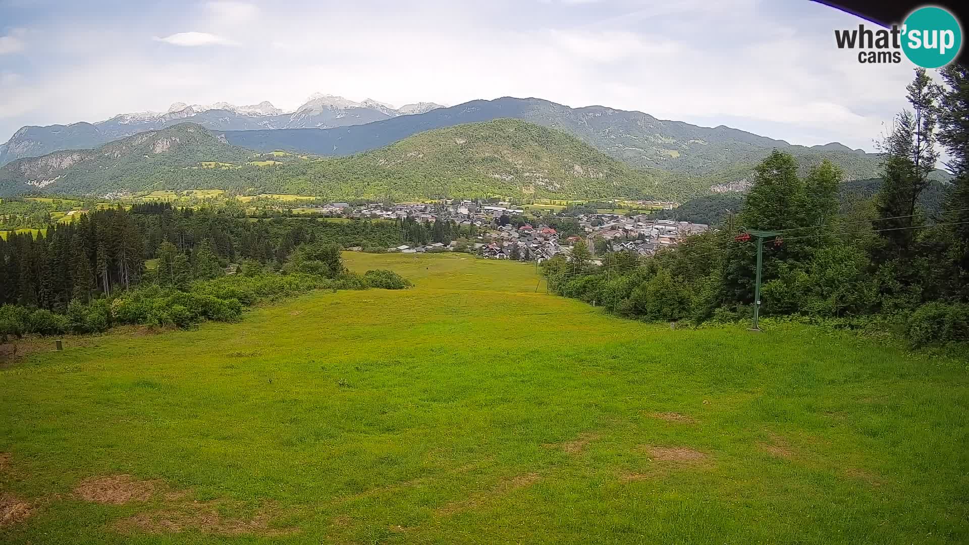 Spletna kamera Bohinjska Bistrica – Pogled v živo s smučišča Kozji Hrbet