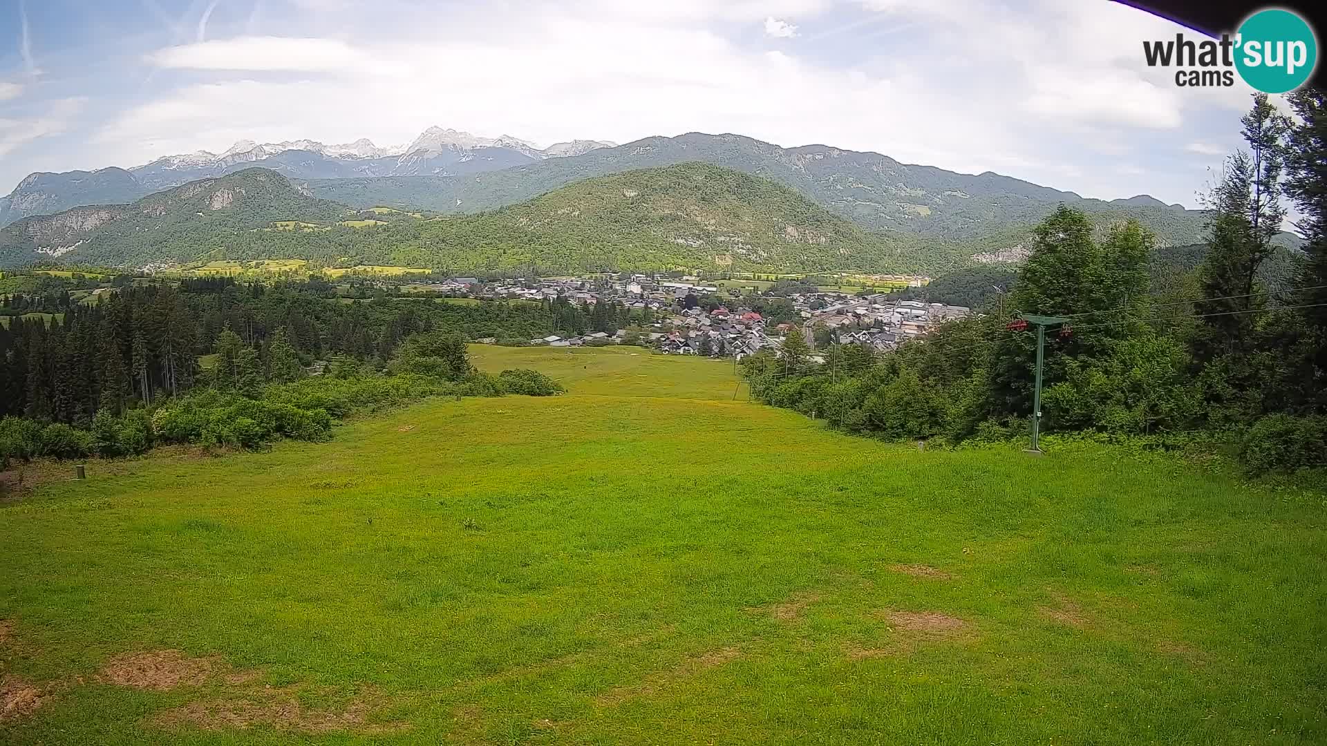 Spletna kamera Bohinjska Bistrica – Pogled v živo s smučišča Kozji Hrbet