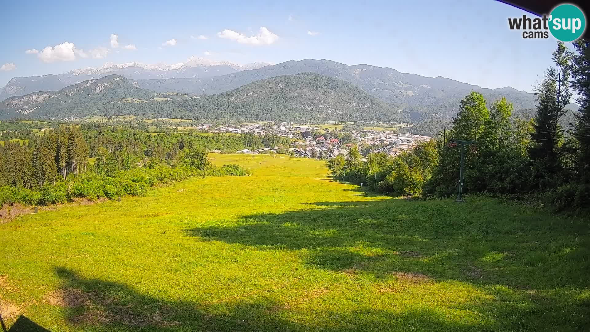 Spletna kamera Bohinjska Bistrica – Pogled v živo s smučišča Kozji Hrbet