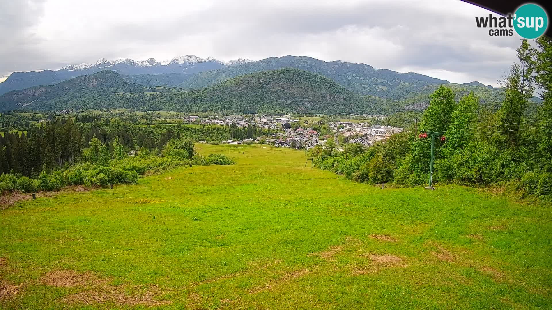 Kamera uživo Bohinjska Bistrica – Pogled u stvarnom vremenu sa skijališta Kozji Hrbet