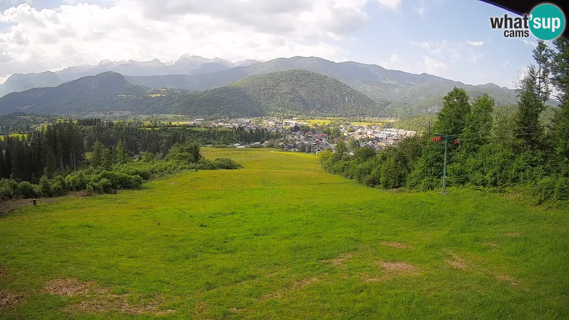 Spletna kamera Bohinjska Bistrica – Pogled v živo s smučišča Kozji Hrbet