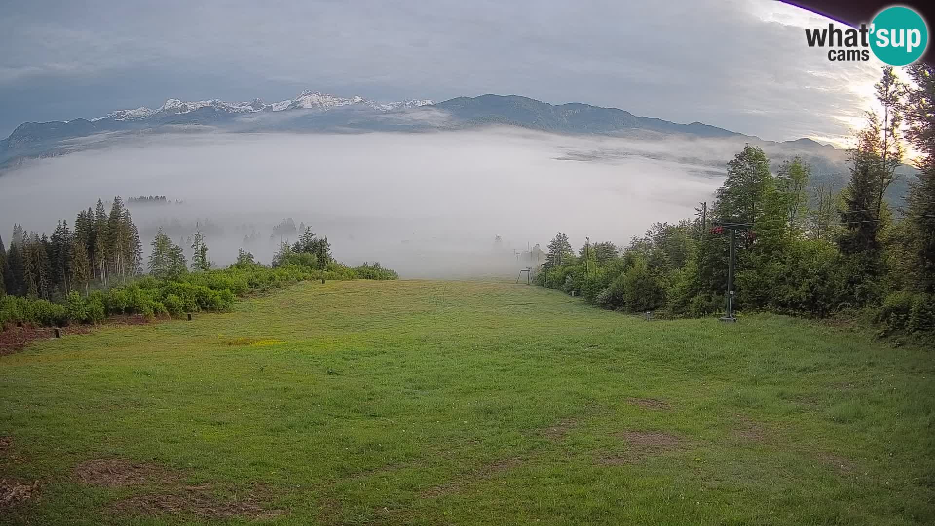 Webcam Bohinjska Bistrica – Vue en direct depuis la station de ski Kozji Hrbet