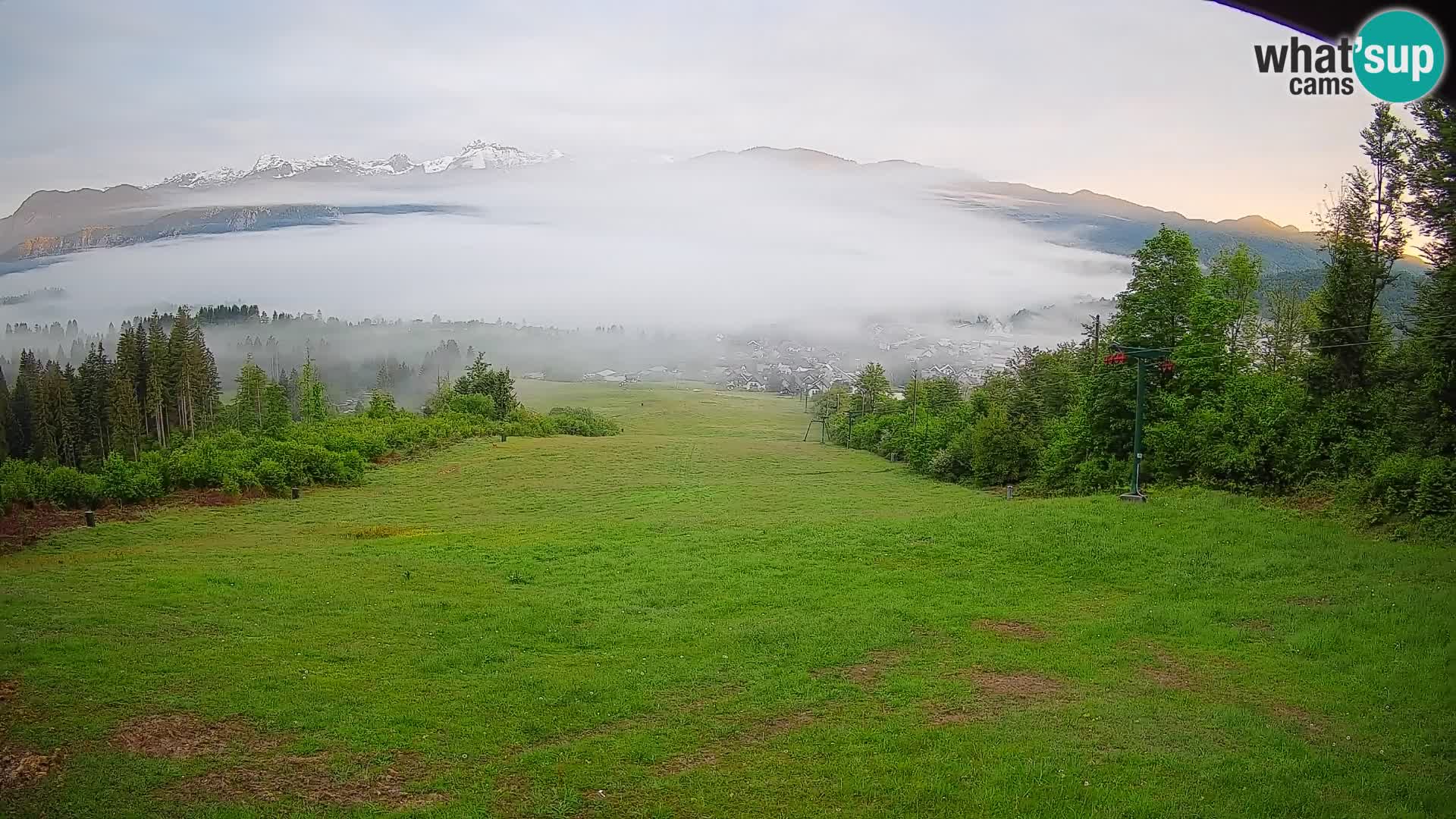 Webcam Bohinjska Bistrica – Live View from Kozji Hrbet Ski Station