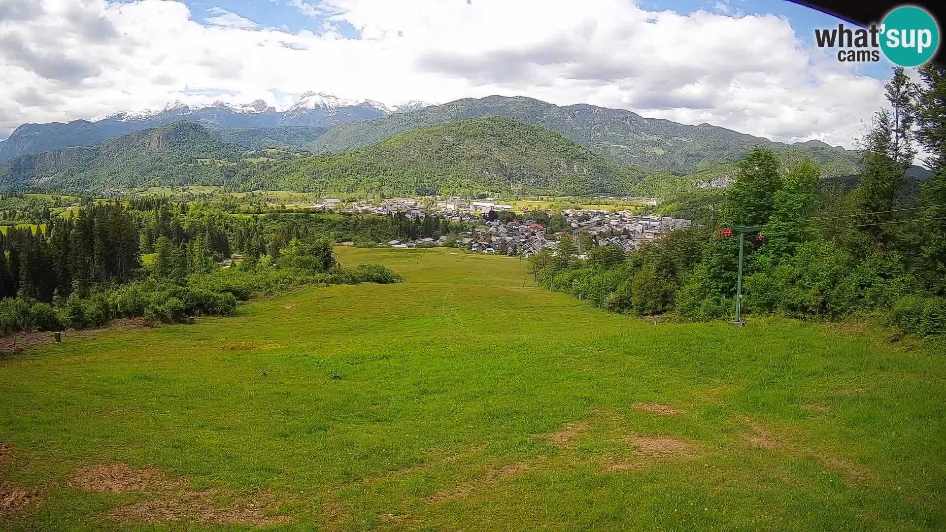 Spletna kamera Bohinjska Bistrica – Pogled v živo s smučišča Kozji Hrbet