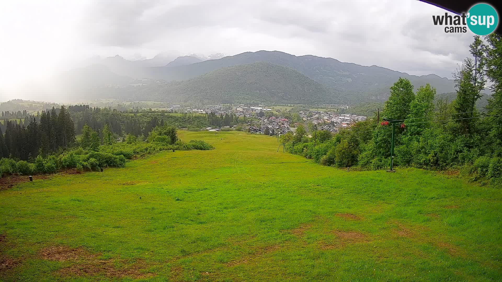 Webcam Bohinjska Bistrica – Live View from Kozji Hrbet Ski Station