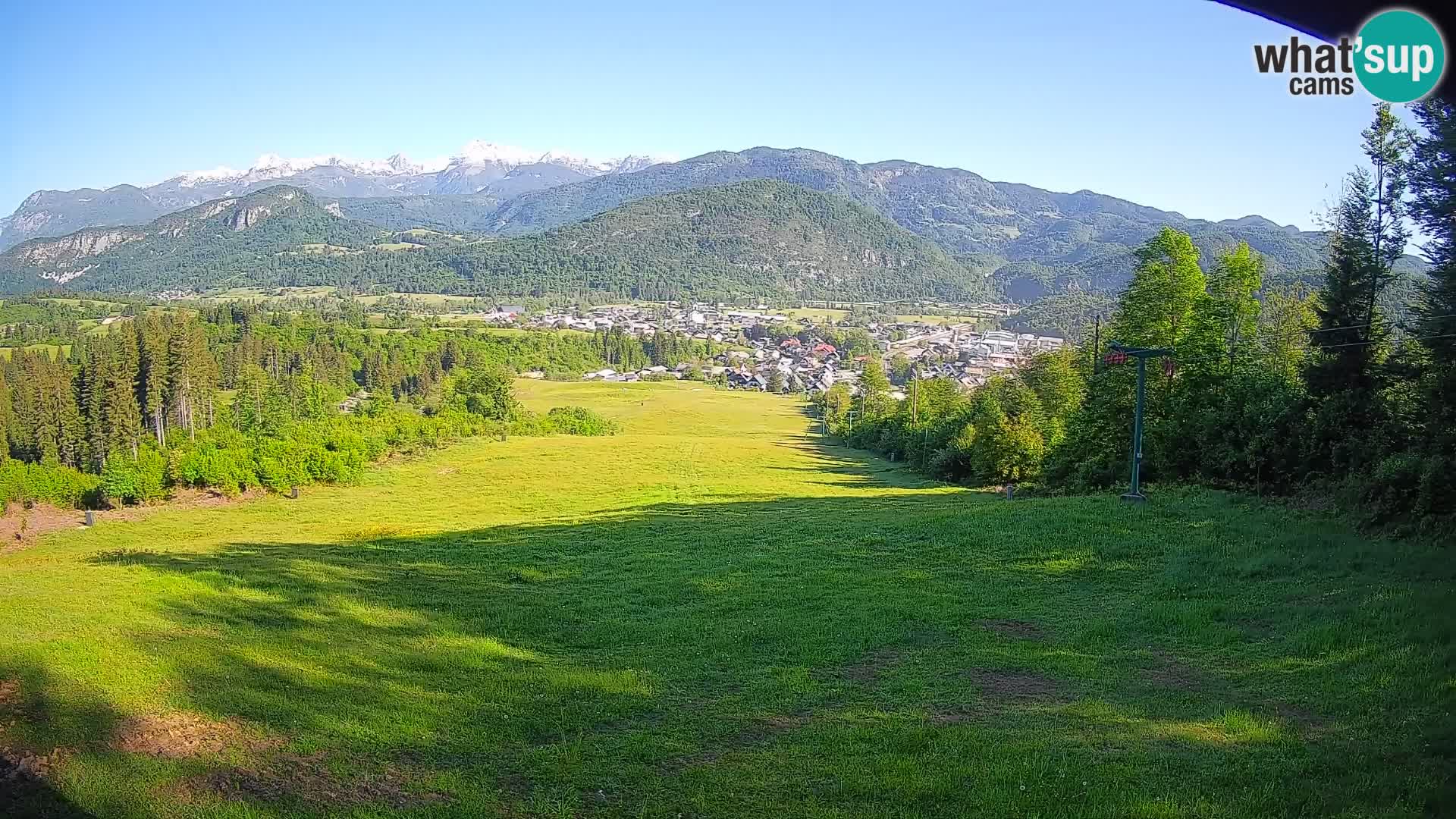 Webcam Bohinjska Bistrica – Live View from Kozji Hrbet Ski Station