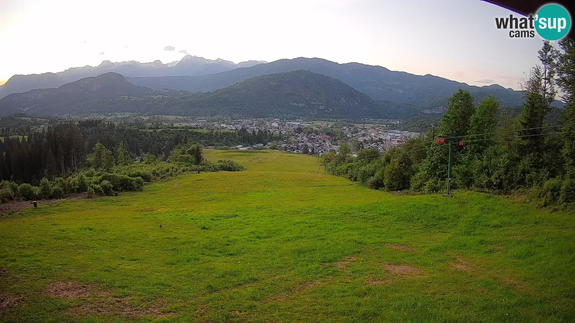 Kamera uživo Bohinjska Bistrica – Pogled u stvarnom vremenu sa skijališta Kozji Hrbet